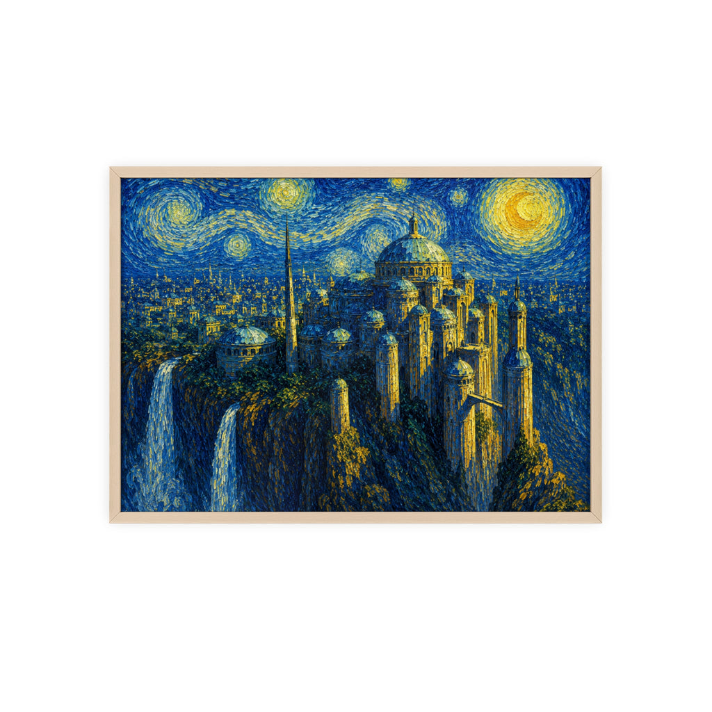Celestial City Nightscape Artwork