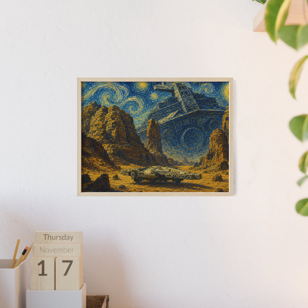 Cosmic Desert Starship Art Print