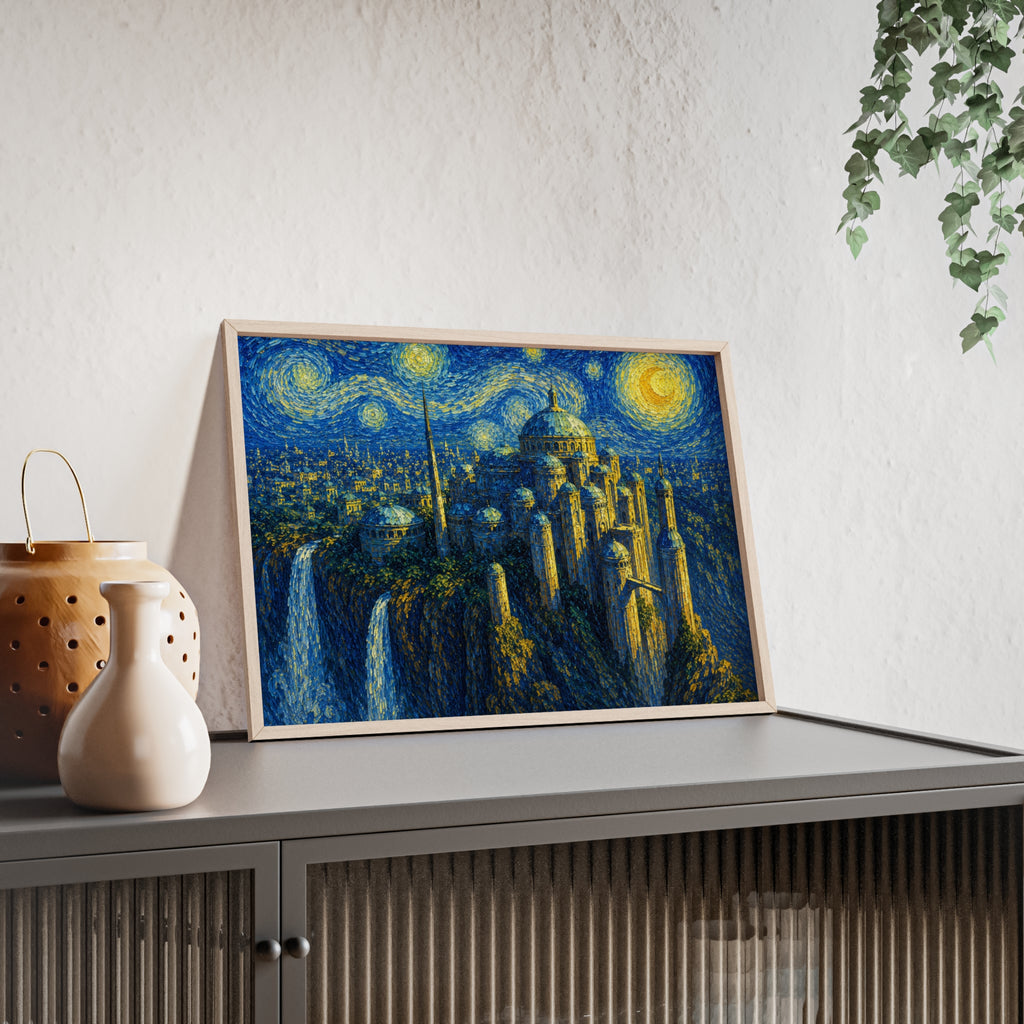 Celestial City Nightscape Artwork