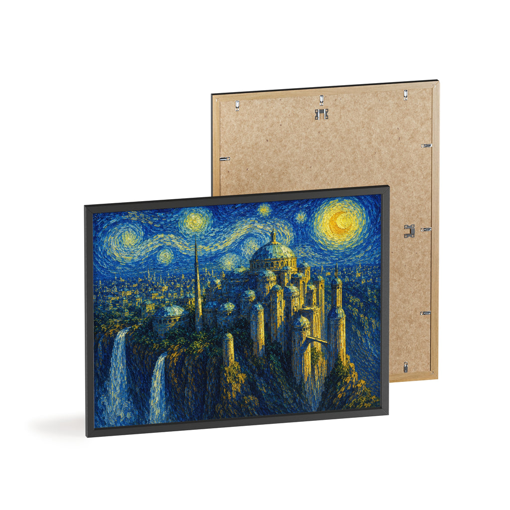Celestial City Nightscape Artwork
