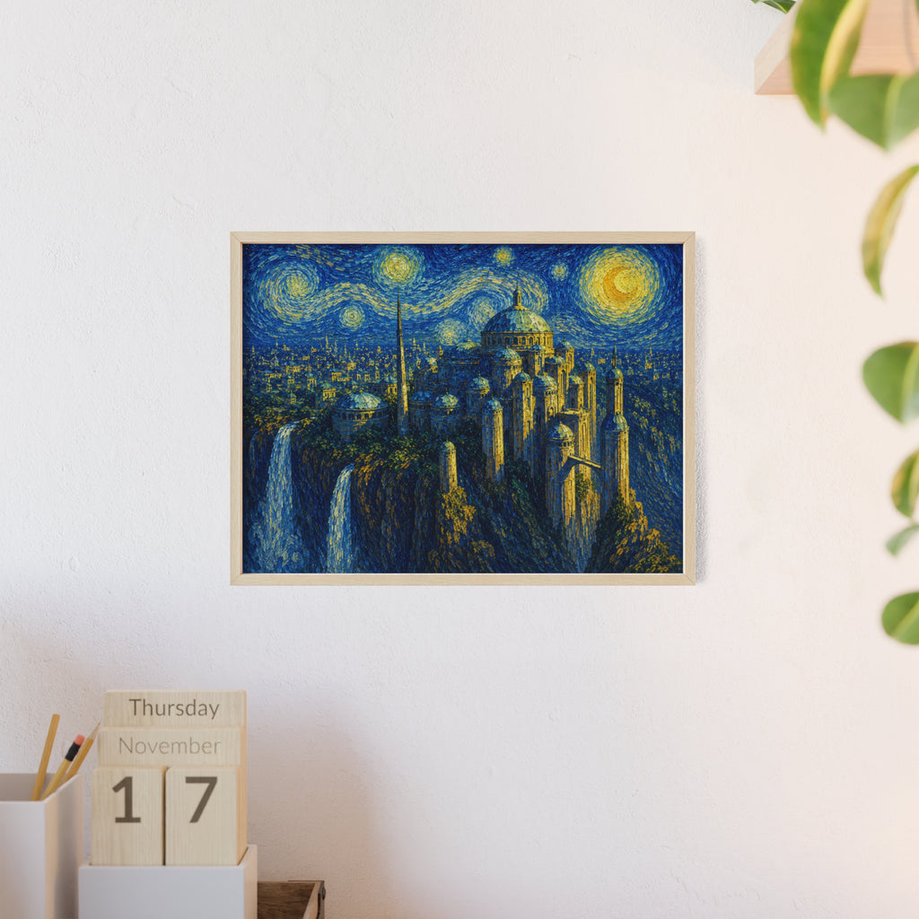 Celestial City Nightscape Artwork