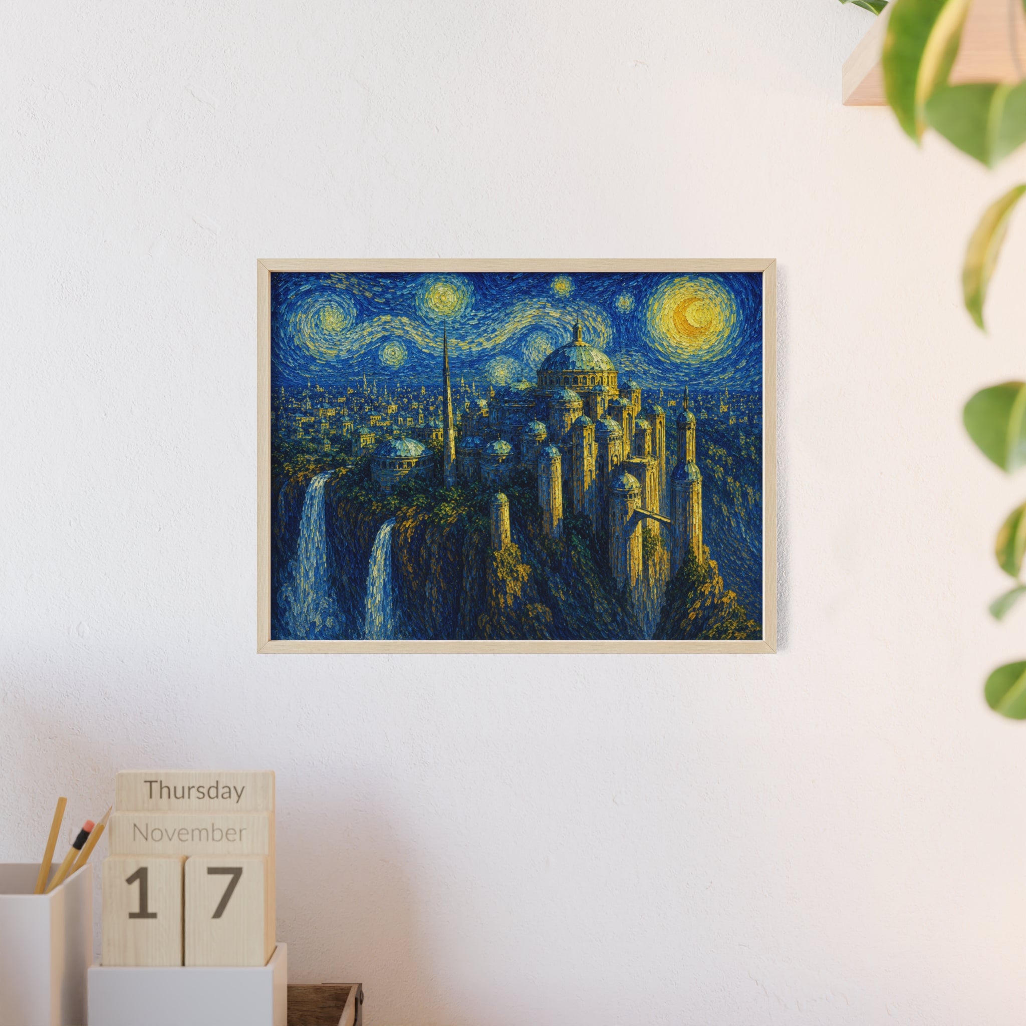 Celestial City Nightscape Artwork