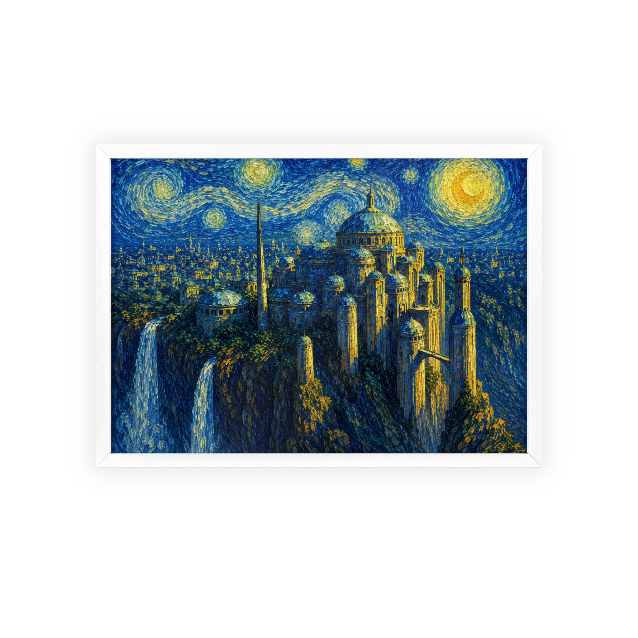 Celestial City Nightscape Artwork