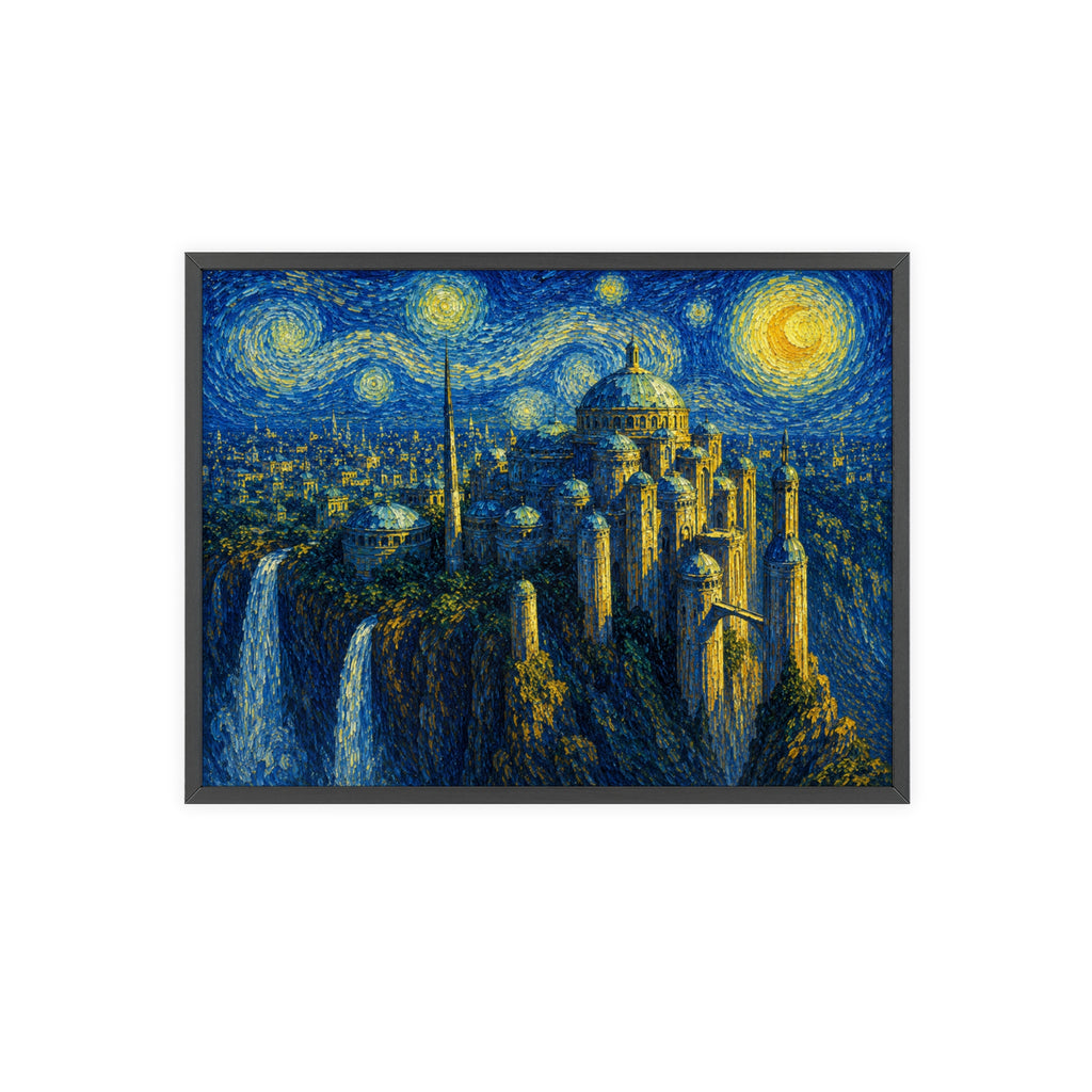 Celestial City Nightscape Artwork