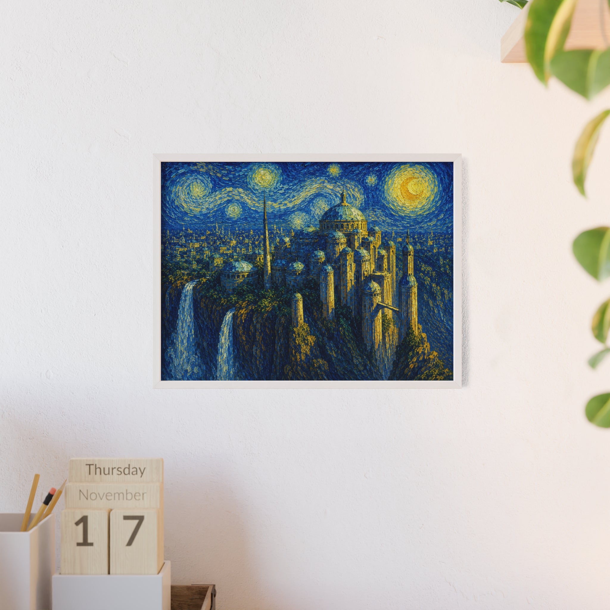 Celestial City Nightscape Artwork