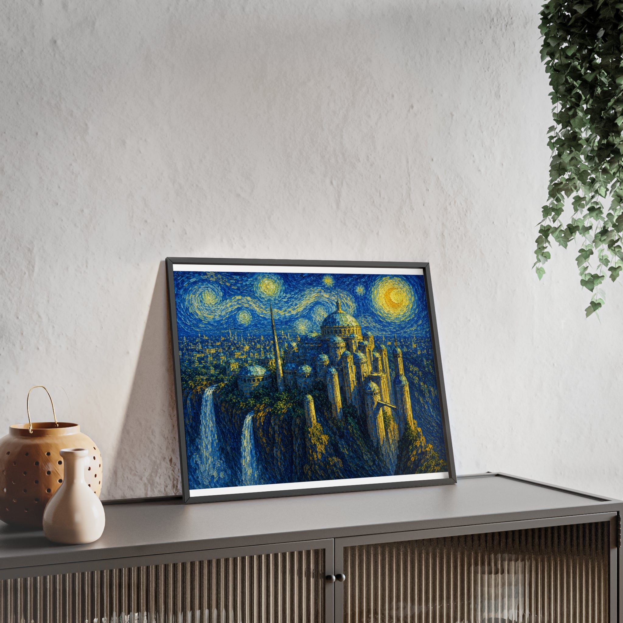 Celestial City Nightscape Artwork