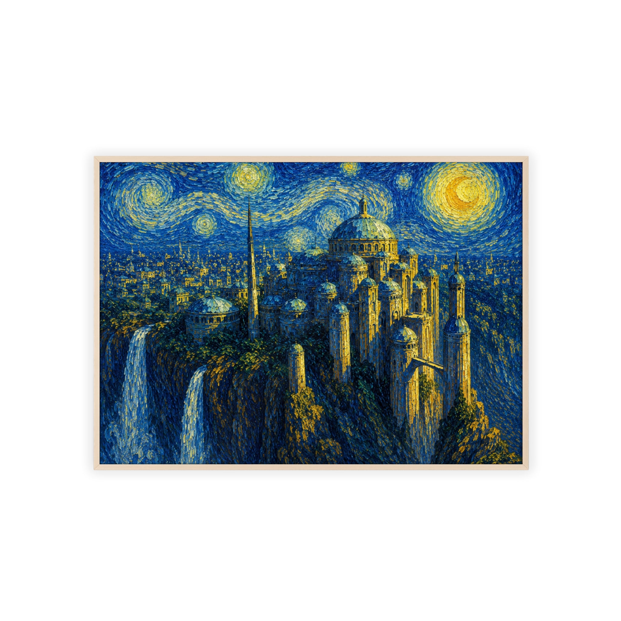Celestial City Nightscape Artwork