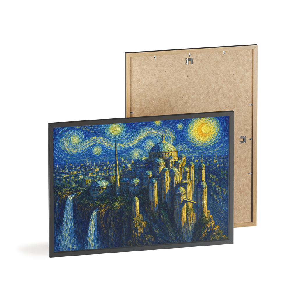Celestial City Nightscape Artwork