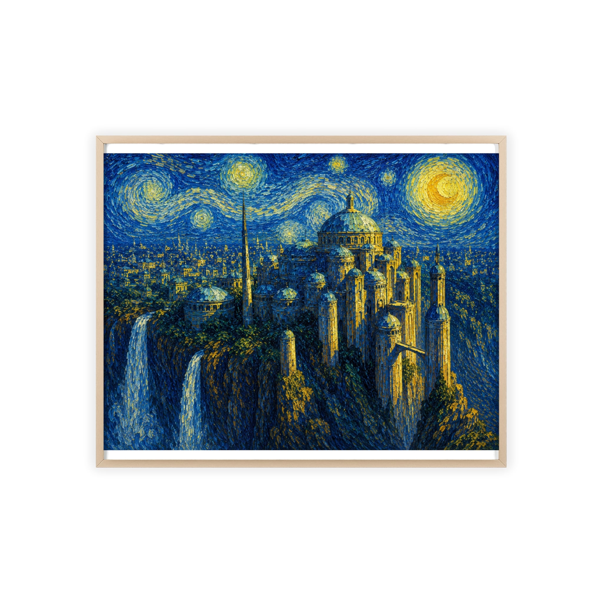 Celestial City Nightscape Artwork