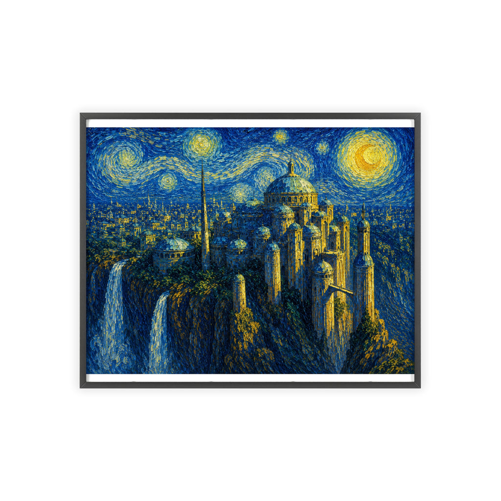 Celestial City Nightscape Artwork