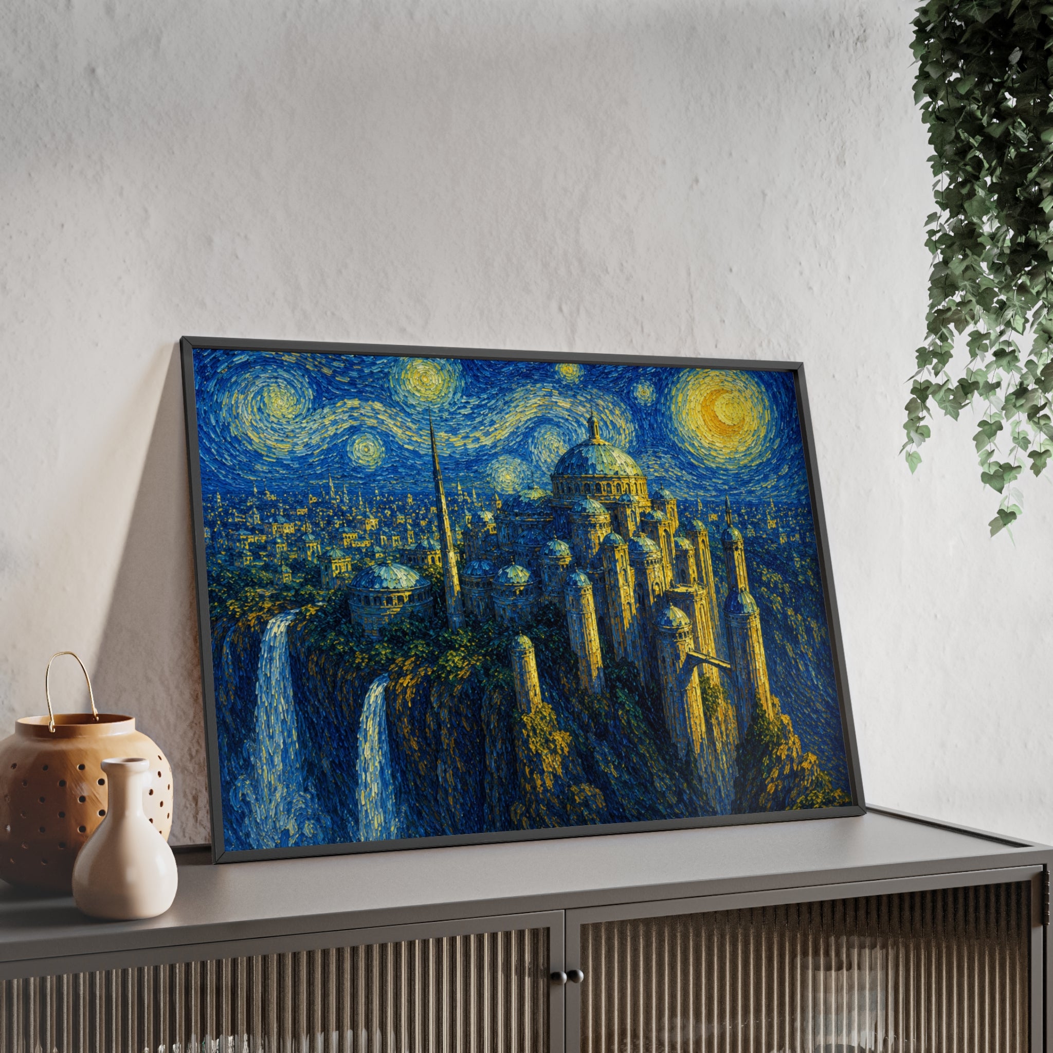 Celestial City Nightscape Artwork