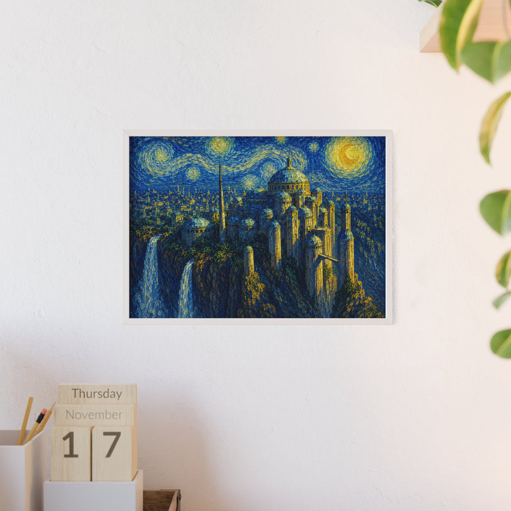 Celestial City Nightscape Artwork