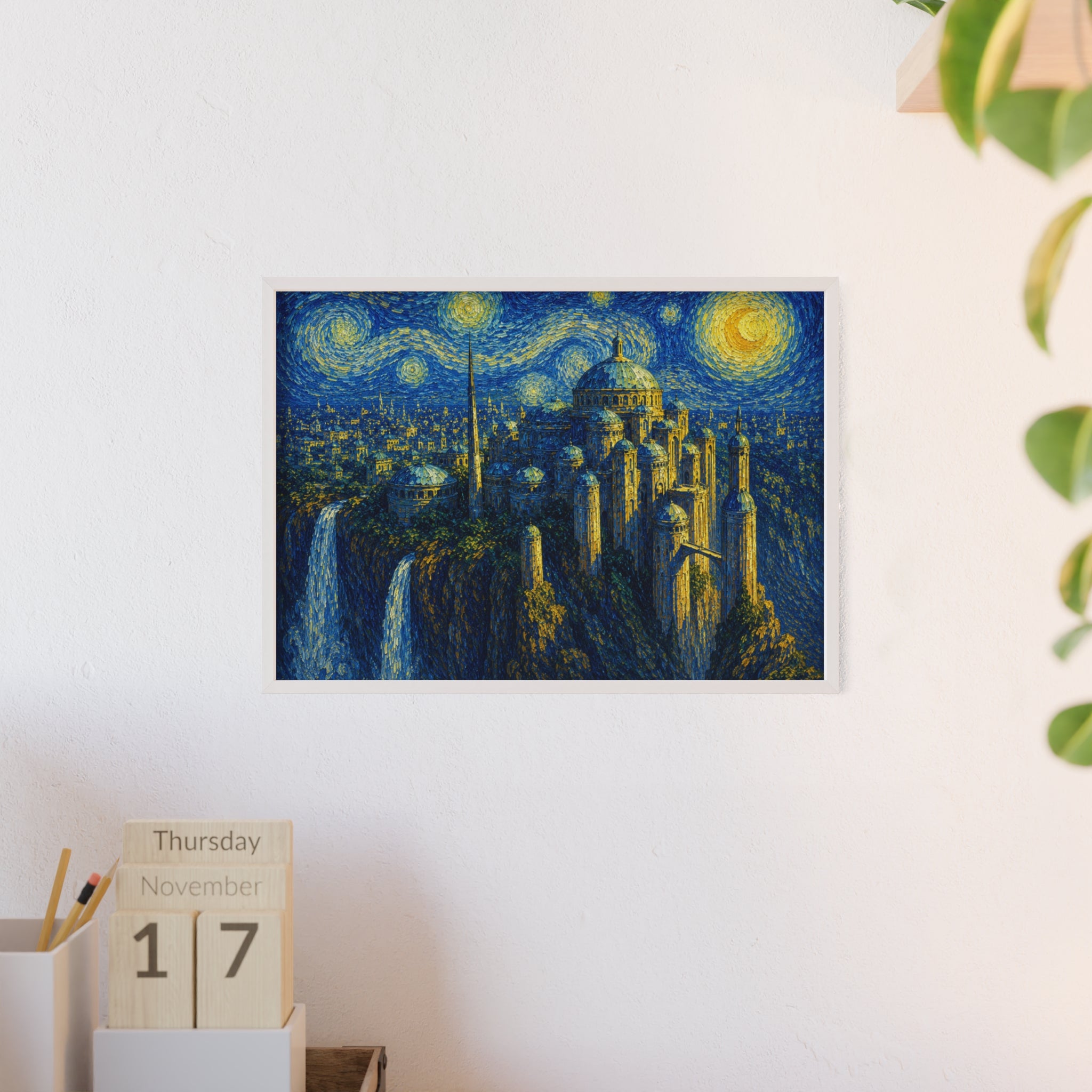 Celestial City Nightscape Artwork