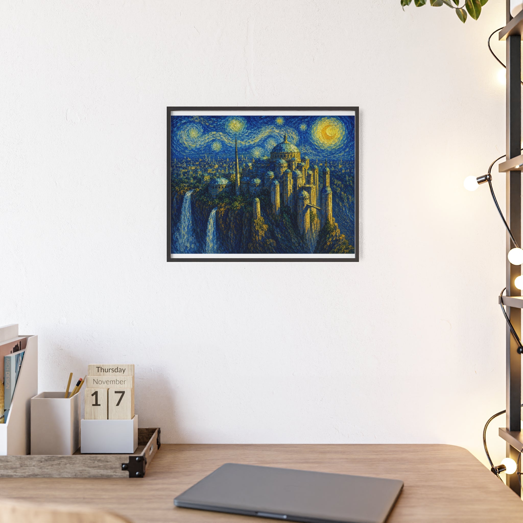 Celestial City Nightscape Artwork