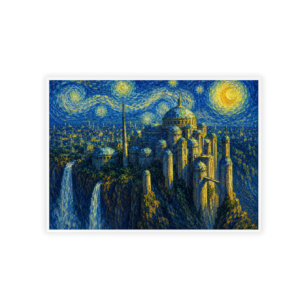 Celestial City Nightscape Artwork