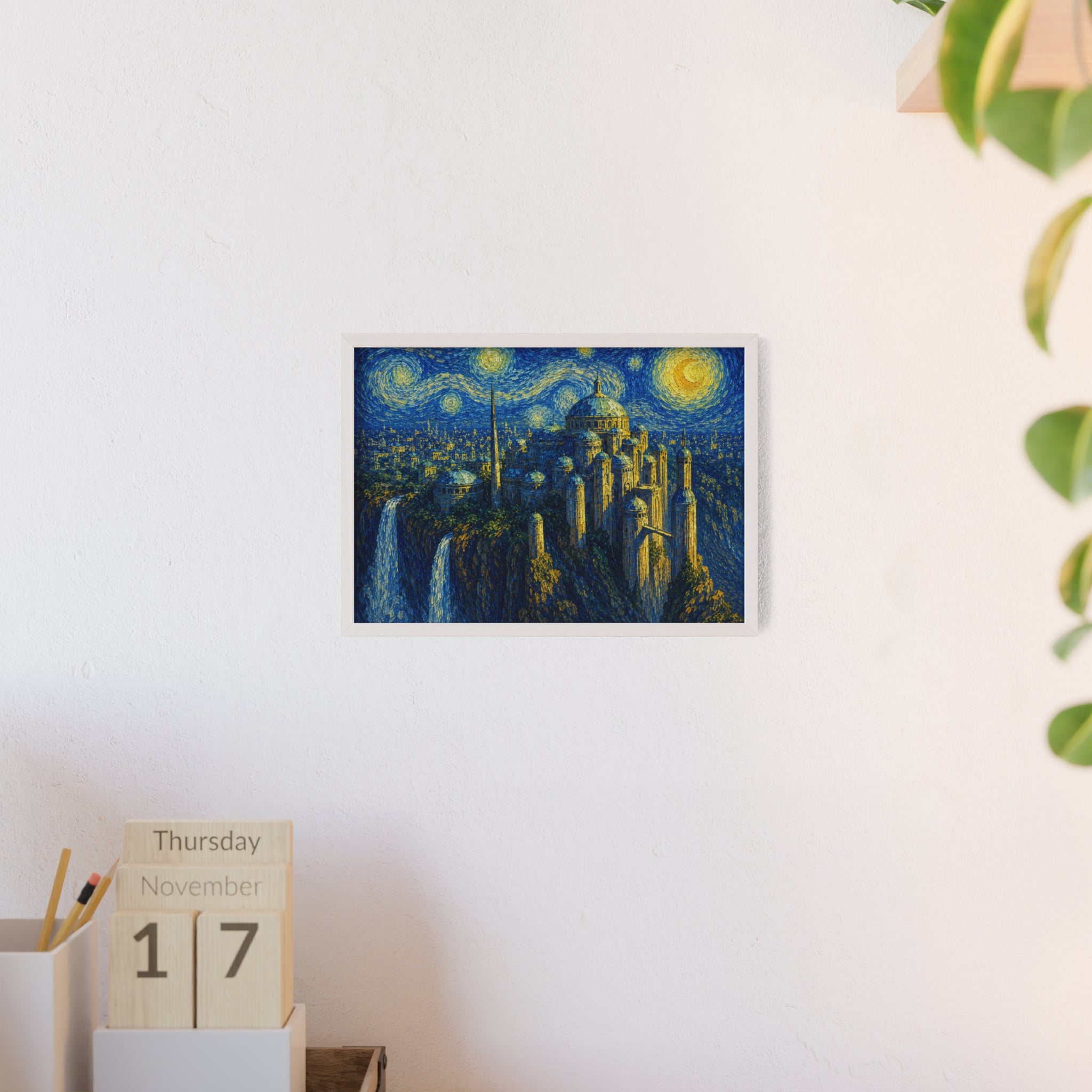 Celestial City Nightscape Artwork