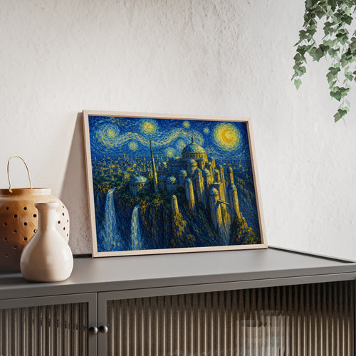 Celestial City Nightscape Artwork