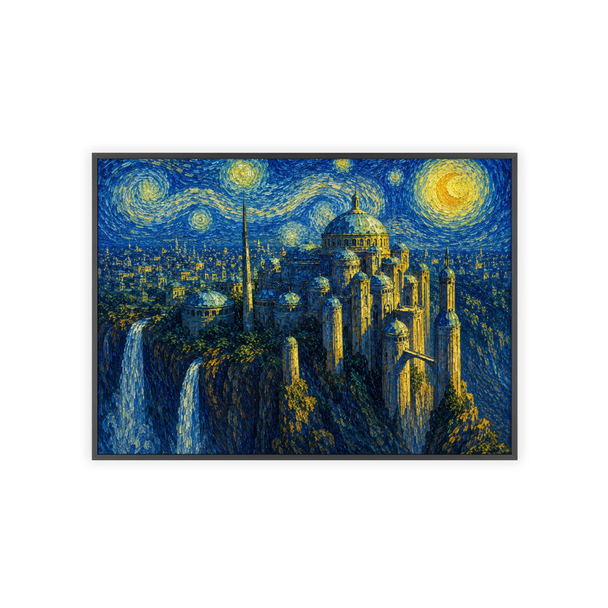 Celestial City Nightscape Artwork