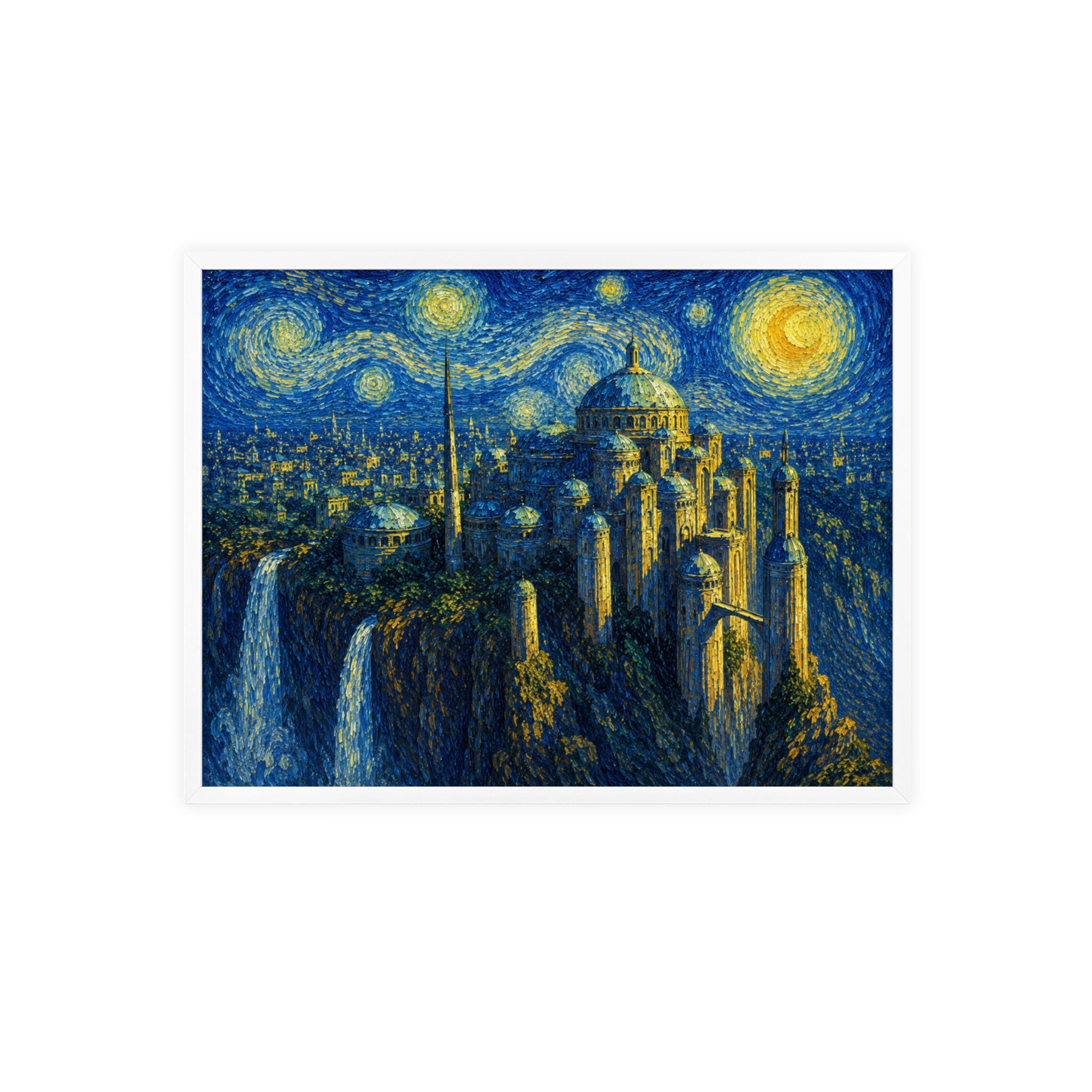 Celestial City Nightscape Artwork
