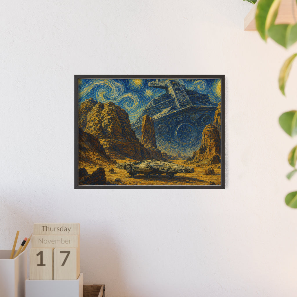 Cosmic Desert Starship Art Print