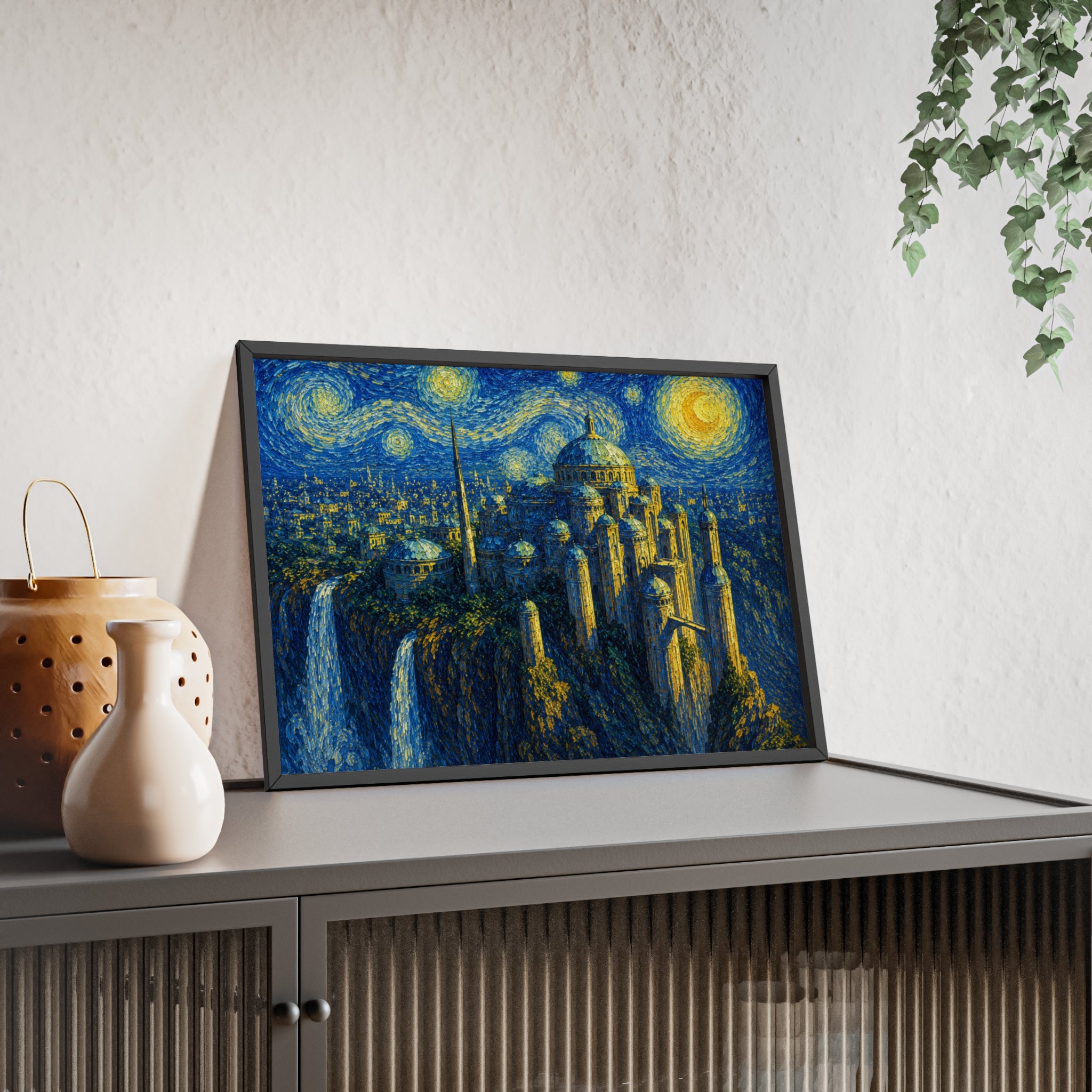 Celestial City Nightscape Artwork