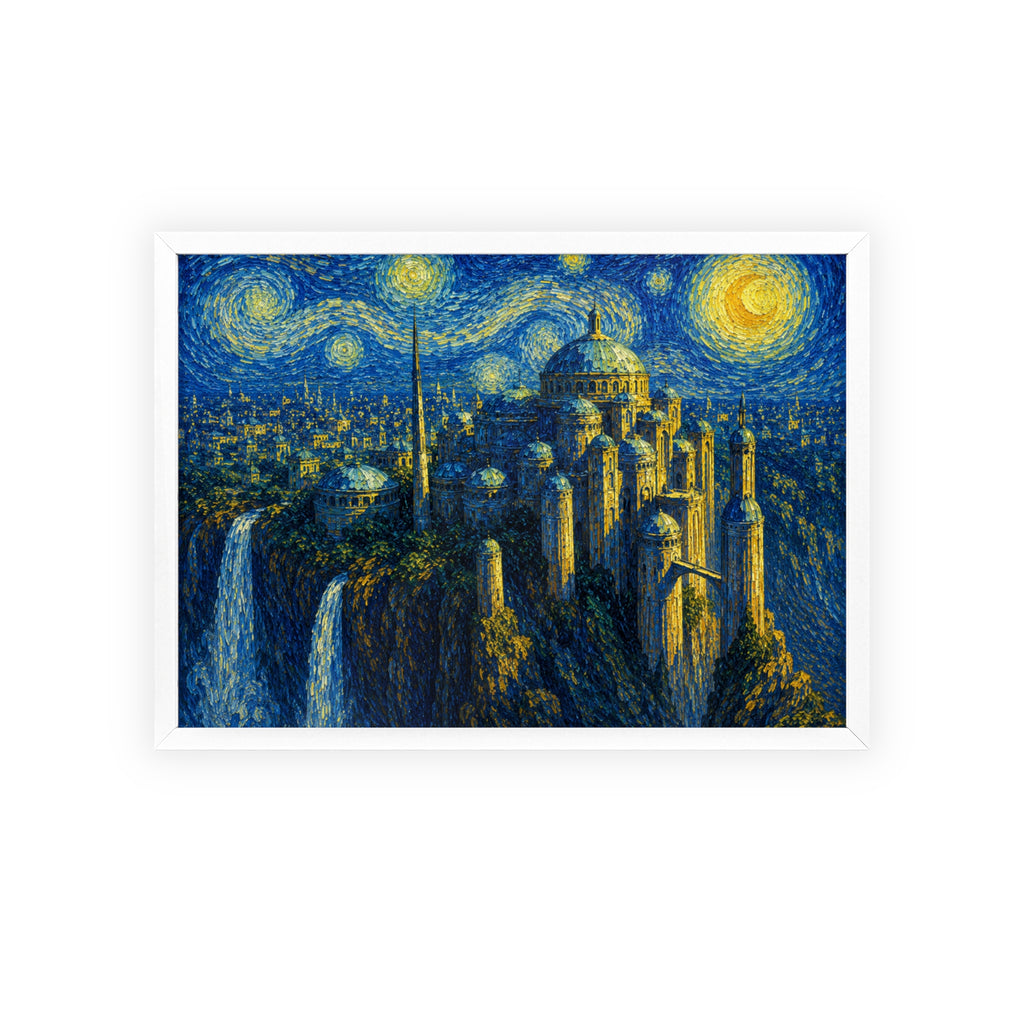 Celestial City Nightscape Artwork