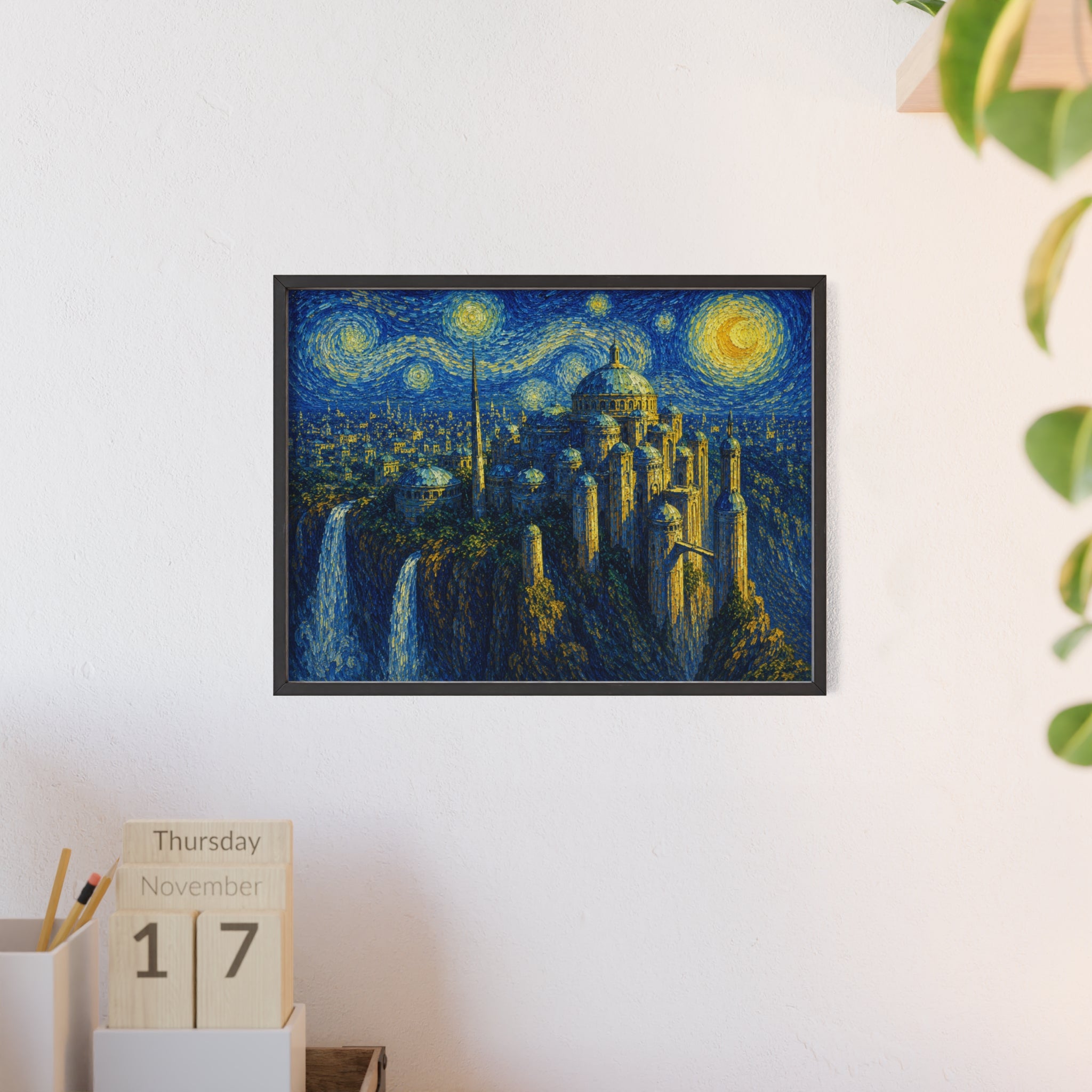 Celestial City Nightscape Artwork