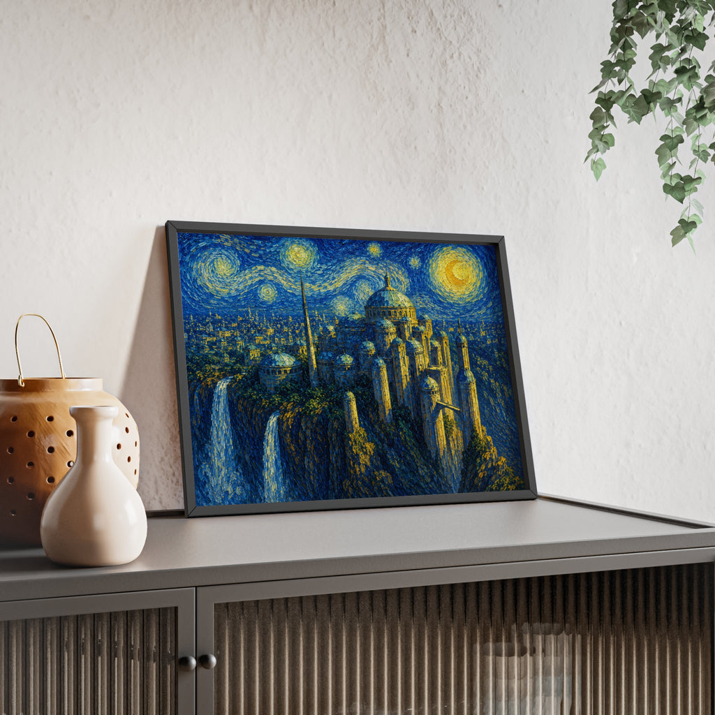 Celestial City Nightscape Artwork