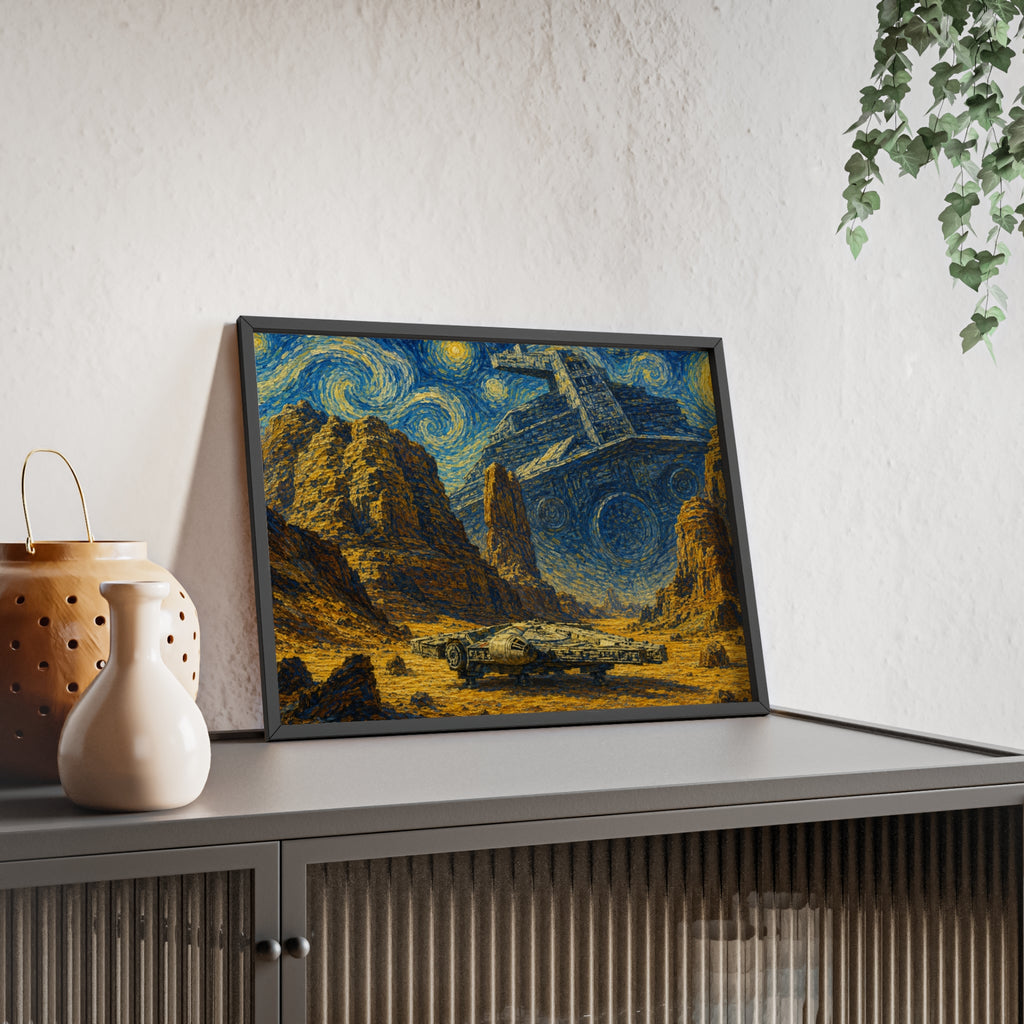 Cosmic Desert Starship Art Print