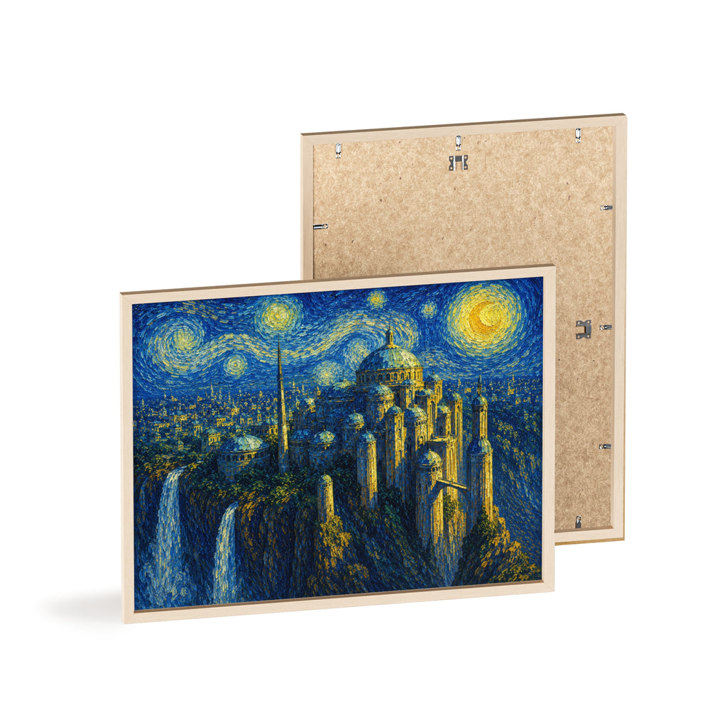 Celestial City Nightscape Artwork