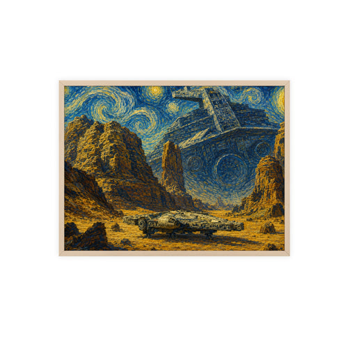 Cosmic Desert Starship Art Print
