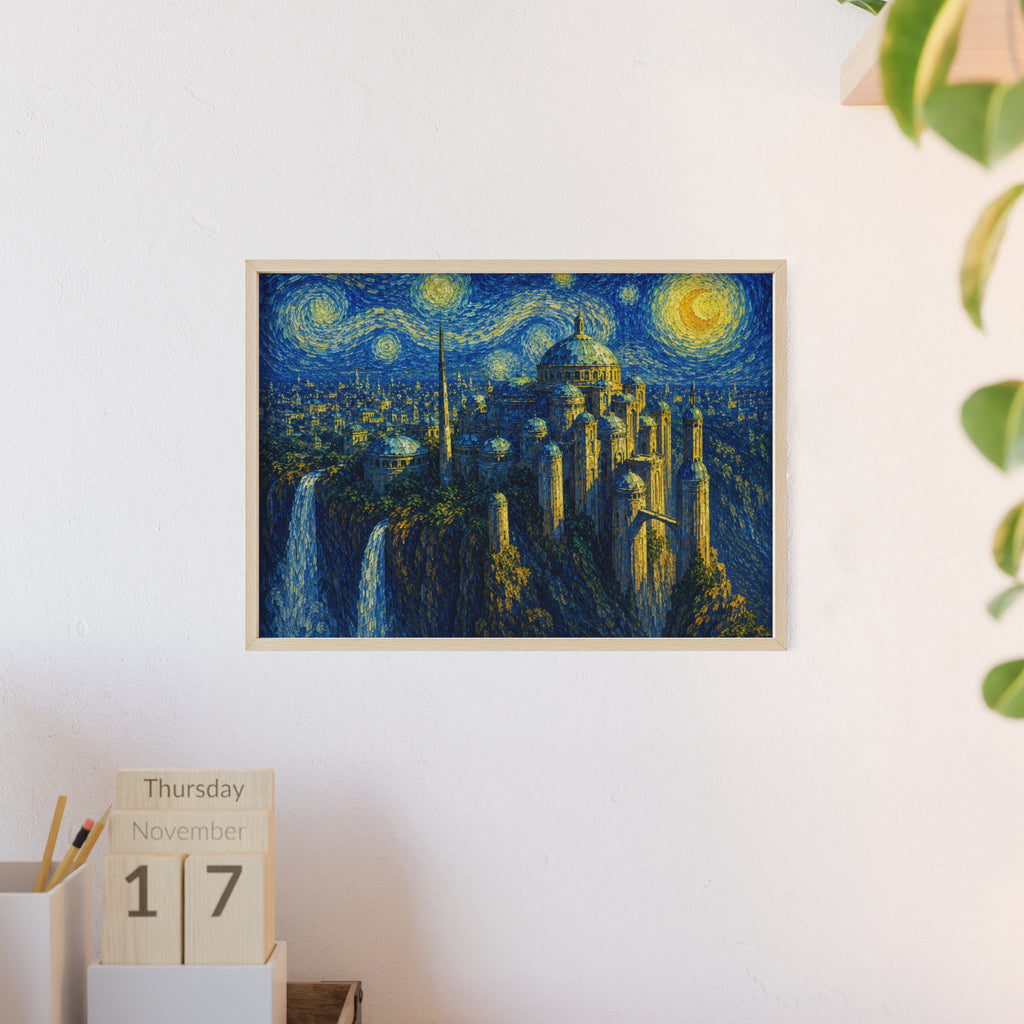 Celestial City Nightscape Artwork