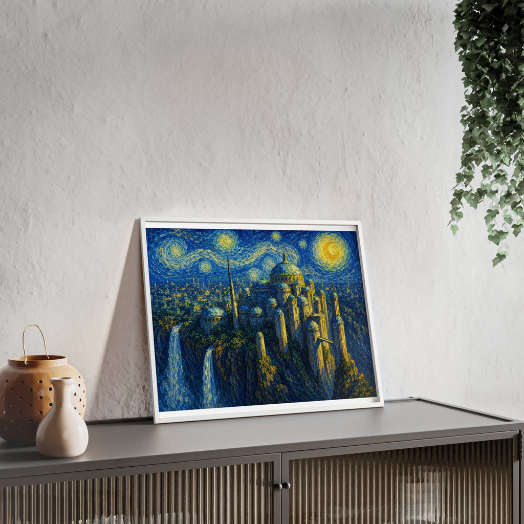 Celestial City Nightscape Artwork