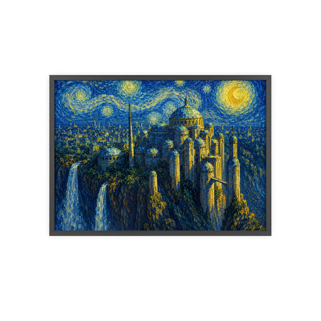 Celestial City Nightscape Artwork