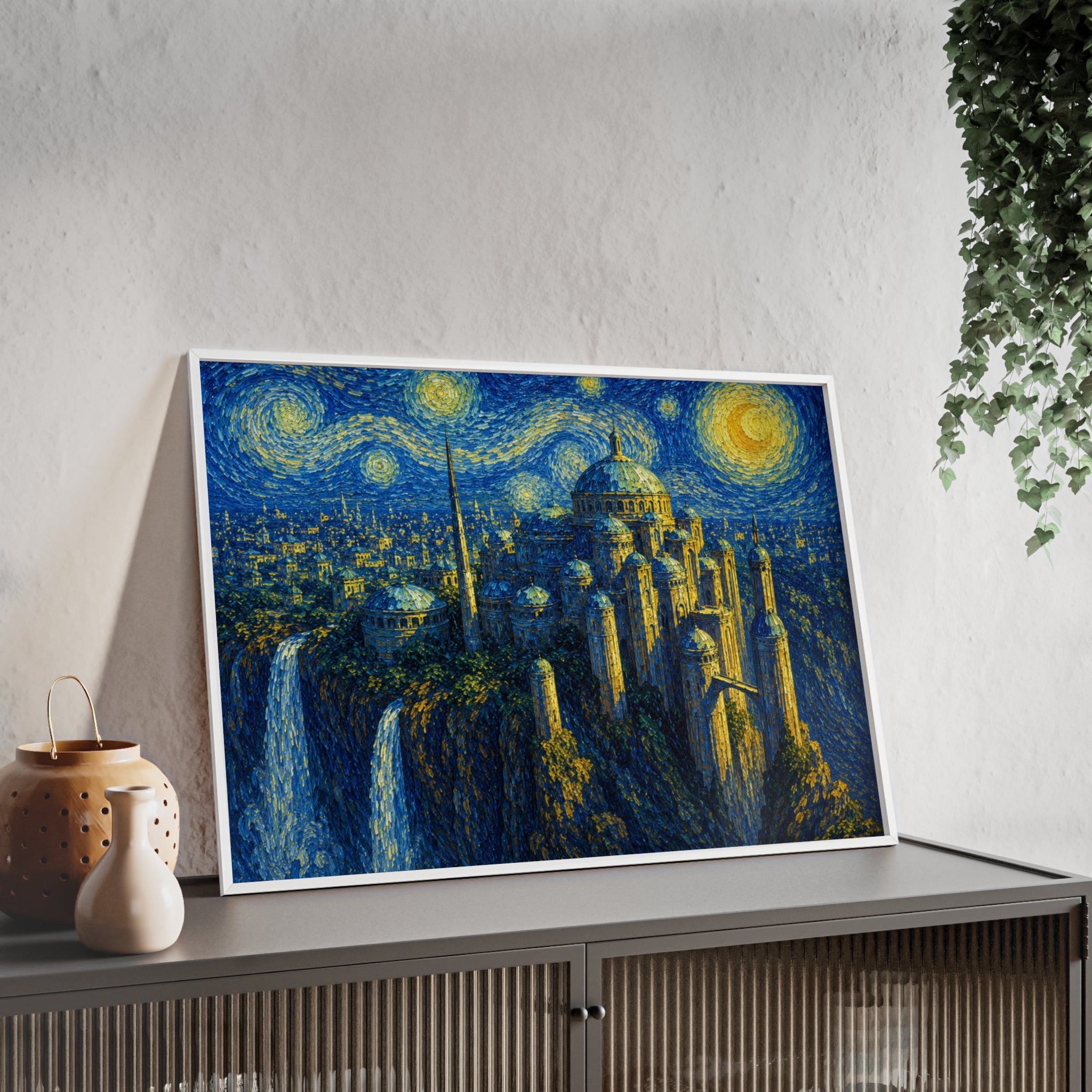Celestial City Nightscape Artwork